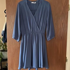 3/4 Sleeve Flowy Dress